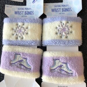 Gymboree Girls Skating Princess Ice Skating Wristbands 2 Pairs Size OS